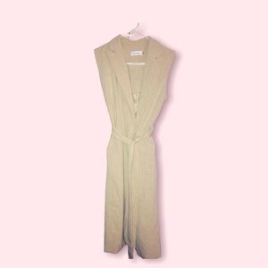 Calvin Klein wrap dress really thick and heavy.  Super nice nwot